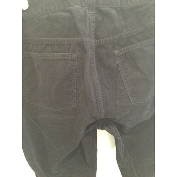 Talbots womens corduroy signature boot pants black 16W 16 preppy classic western - Picture 10 of 11